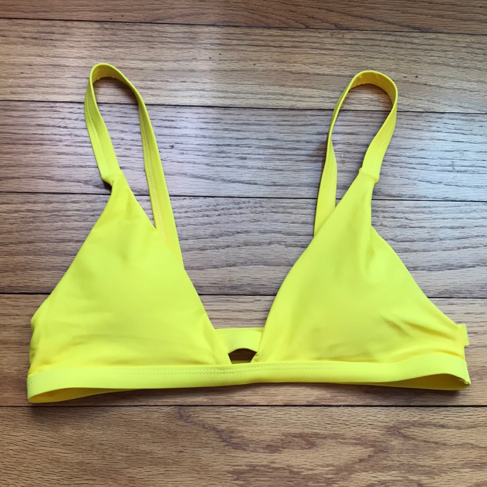Yellow Bikini Top